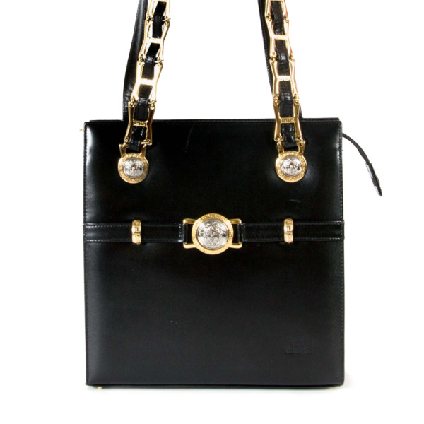 black versace bag